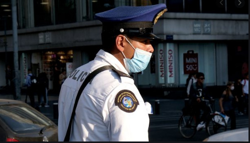 policías contagiados